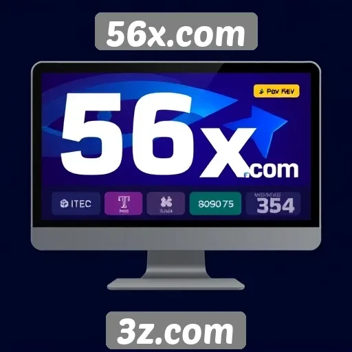 Interface do 56x.com é amigável e intuitiva