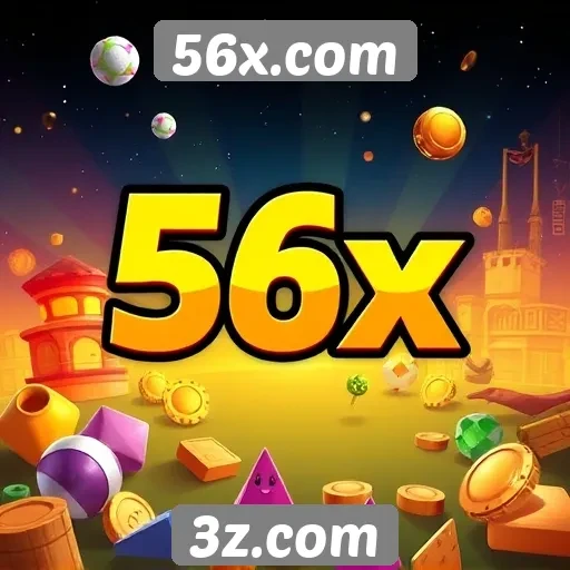 Variedade de jogos oferecidos no 56x.com