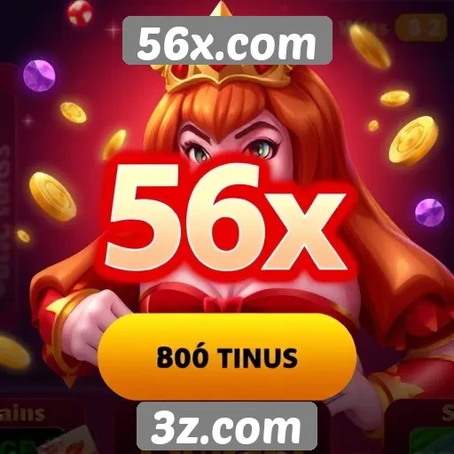 Promos e bônus disponíveis no site de jogos 56x.com