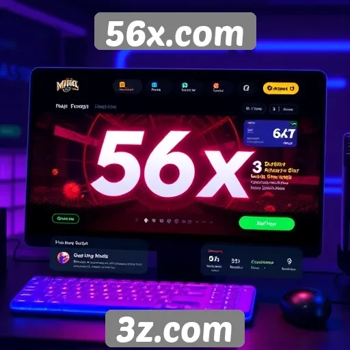 Mudanças na interface do usuário no 56x.com